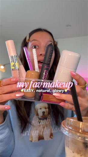 YOU but better makeup💘✨🌷💕🍒 i've tried EVERYTHING and this is my FAV natural look 🌸✨ #makeuproutine #makeuptutorial #easymakeup #beginnermakeup #glowymakeup @rhode skin @Benefit Cosmetics @Rare Beauty @Kosas @ColourPop Cosmetics @Morphe Cosmetics @Saie @makeupforever @Patrick Ta Beauty