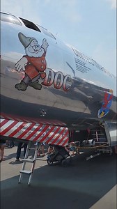 The Commemorative Air Force Heart of America Wing at New Century AirCenter hosted the "History Restored Tour" this weekend. "Doc" a B-29 Superfortress (heavy bomber) that was built in 1944 by Boeing in Wichita. This is one of two B-29s that remain airworthy. 1,644 B-29s were built in Wichita. Boeing made a total of 3,970 B-29s during World War II. "Gunfighter" a P-51D Mustang is one of approximately 150 Mustangs still in flying condition worldwide. Roughly 15,000 Mustangs were produced during Wo