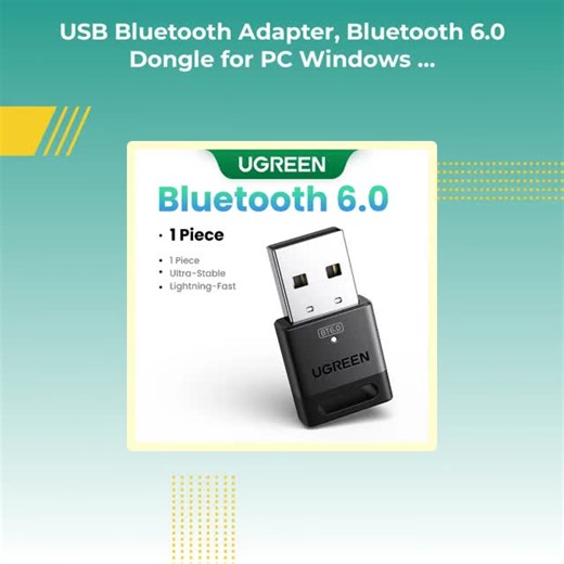 Smarsty on Instagram: "Connect your world effortlessly! Meet the USB Bluetooth Adapter - your go-to solution for seamless connectivity. Experience supercharged Bluetooth 6.0 technology that transforms your PC into a hub for all your devices, from keyboards to mice. Enjoy smooth connections without tangles or fuss, and elevate your workspace or gaming setup with this sleek dongle—it's not just tech, it's your new best friend! Act fast—limited stock available, so grab yours today and step into the