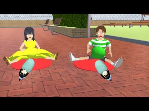 Mio Yuta Gets Pregnant and Gives Birth to a Baby After Falling Down a Slide Tunnel 🤣 Sakura Schoo...