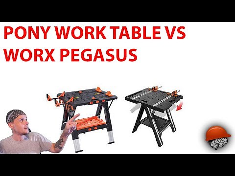 Pony Work Table VS Worx Pegasus