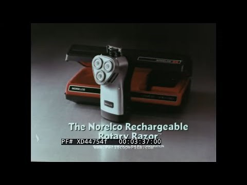 1970s NORELCO TV COMMERCIALS ROTARY RAZOR COFFEE MAKER MICROWAVE OVEN COMPLEXION PLUS XD44754f
