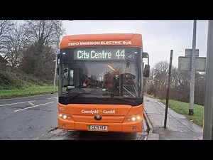 FULL ROUTE VISUAL- Cardiff Bus Route 44 To St Mellons Via Rumney