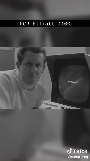 The NCR Elliott 4100 with its 4280 Graphical Display Unit was able to use a Light Pen as an Input Device to identify points on the Display, similar to a modern Computer Mouse #elliott4100 #ncr #elliottbrothers #1966 #computer #lightpen #mainframe #computergraphics #retrotech #techgeek