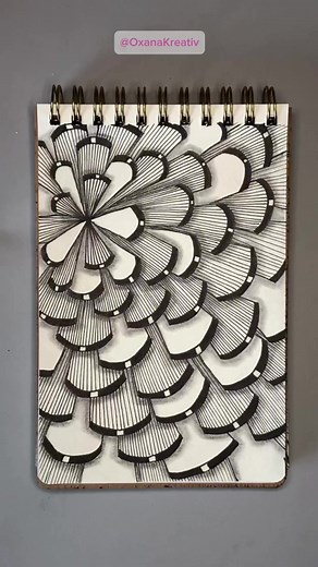 3D Zen Doodle Tutorial for Beginners — Simple Zentangle Sketch