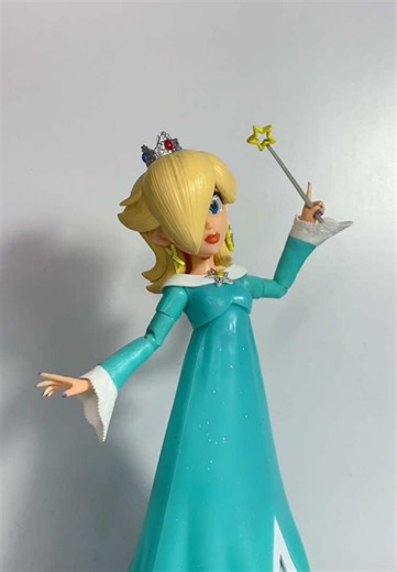 Unboxing- ROSALINA🩵⭐️ Es una reliquia de figura, me gustaría hacerle a sus Lumitas que opinan??✨ #unboxing #supermario #rosalina #supermariogalaxymovie #toys