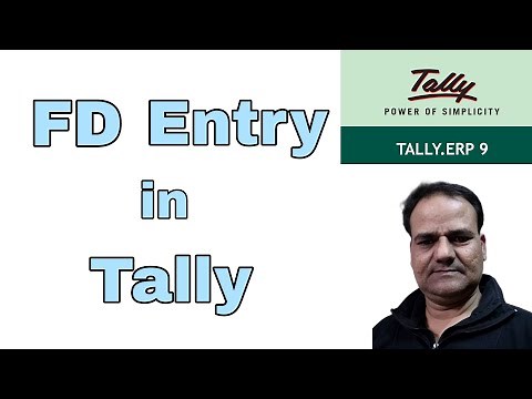 FD Entry In Tally || Fixed deposit entry in tally | Accounts Samadhaan