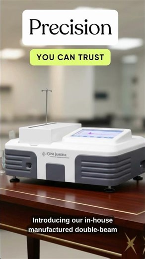 Double Beam Spectrophotometer | Precision UV-Vis Analysis 🔬 #shortsfeed