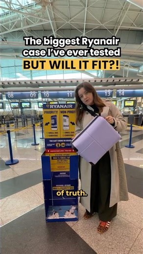 This is the biggest Ryanair suitcase I’ve tested - BUT WILL IT FIT?!
