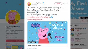 Peppa Pig drops an album