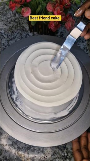 cake for best friend ❤️🎂 #shorts #shortvideo #short #shortsfeed #cakedecorating #viralvideo #viral