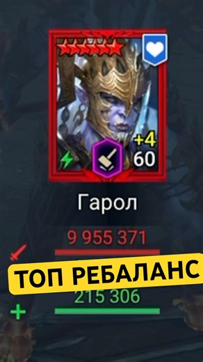 ОНА ЗАИГРАЛА ПОСЛЕ РЕБАЛАНСА! Гарол в соло против финального босса #raidshadowlegends