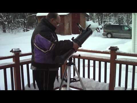 Bushnell 4.5 inch reflector telescope setup.MOV
