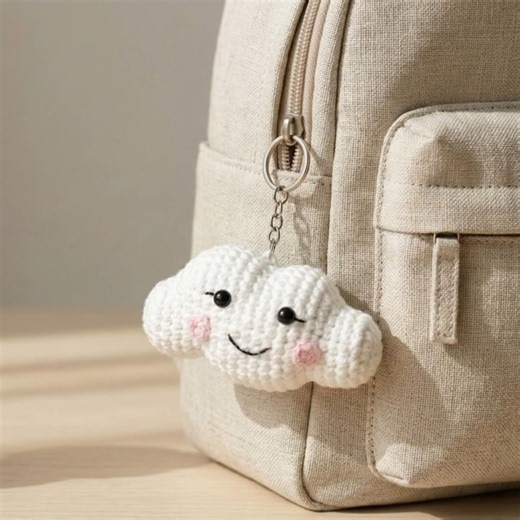 [Sky Series] Marshmallow Cloud: Super Cute Cloud Charm for Beginners ☁️
