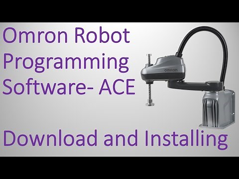 Omron Robot Programming Software - ACE Download and Installation Steps
