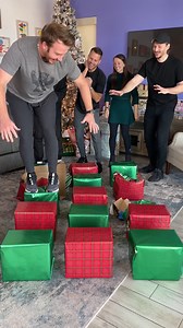 95M views · 124K reactions | Christmas Box Game!  Don't jump on the Wrong box! Best game of 2022! Guess the box that you can stand on and you can win. You have to play it with your friends and family! This original video was produced by Wonder and Raw, Network Media LLC and Jordan Flom. | Crafts Hacks and Laughs | Facebook