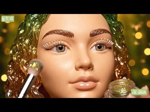 ガラス美女のメイクASMR✨ 透明感あふれる癒しのビューティーサウンド💄🌸