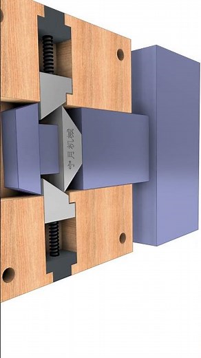 door locks #mechanism #3dprinting #machine #solidworks #simulation