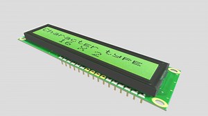 LCD 16x2 - Download Free 3D model by Zeyad Ibrahim Hamed (@ZeyadIbrahimHamed)