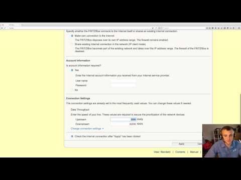 Fritz!Box 7490 - 2.2 Setting up your Fixed Wireless / Fibre / WAN Connection