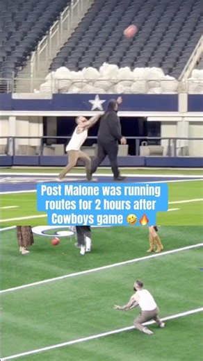 Post Malone after performing at Cowboys game 🏈