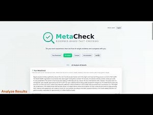 MetaCheck: AI-Powered Fact-Checking Tool for Critical Thinking