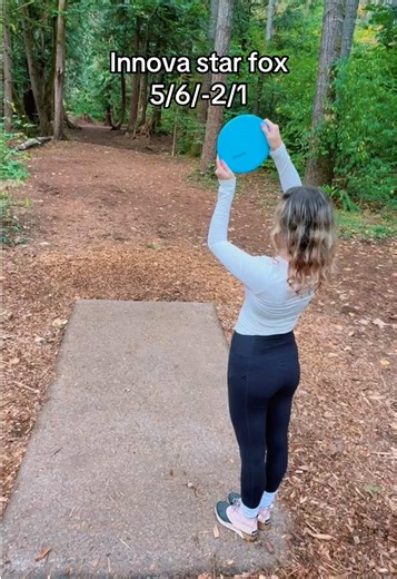 Just me and my fox against the world! The glide on this disc is amazing. I used to throw a fairway on this hole to park it now I’m going long with the midrange! #discgolf #frisbeegolf #discgolfgirl #innovadiscs