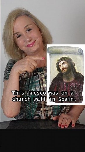 She Tried to Fix Jesus and Broke the Internet. #art #funny
