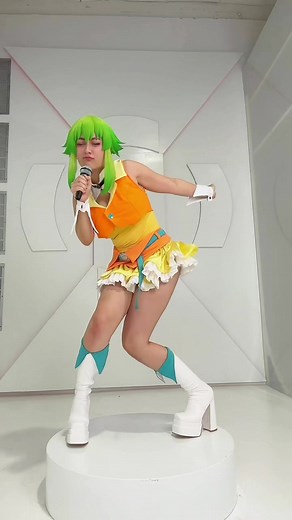 This is Gumi 😀💚 #gumi #gumimegpoid #gumicosplay #vocaloid #vocaloidcosplay