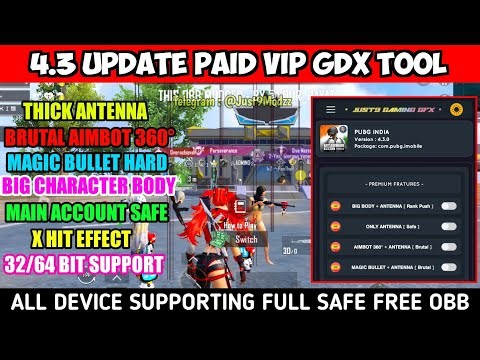 BGMI 4.3 AIMBOT OBB | BGMI ANTENNA CONFIG FILE 4.3 | BGMI NO RECOIL CONFIG 4.3 | BGMI AIMBOT OBB 4.3