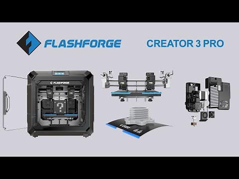 FlashForge Creator 3 Pro 3D Printer