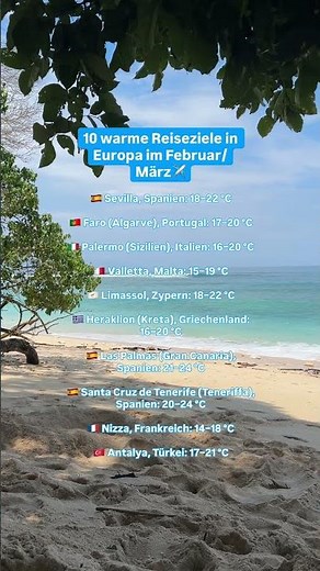 10 warme Reiseziele im Winter