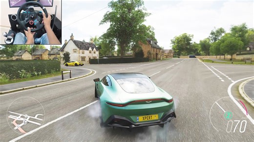 Aston Martin Vantage — Forza Horizon 4 | Logitech G29 Gameplay