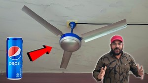 Pepsi Can से बनाया Mini Ceiling Fan | How to Make Mini Ceiling Fan at Home #ceilingfan #miniceiling #diyceilingfan #schoolproject | Technical Sokil