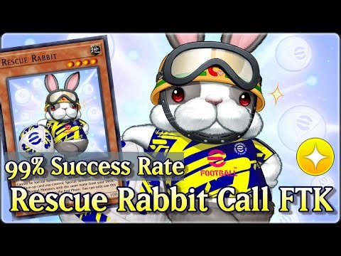 99% Success Rate! Rescue Rabbit Call FTK [Yu-Gi-Oh! Duel Links]
