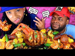 ACTING LIKE A MAN PRANK ON HUSBAND + SEAFOOD BOIL MUKBANG 먹방 | QUEEN BEAST
