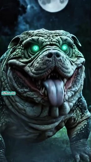 Bulldog 🐶 + Monitor Lizard 🦎 Hybrid Crazy DNA Mutation 🧬 #DNAxLab