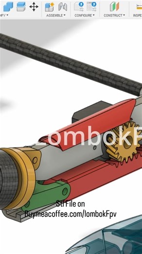 Muhammad Lutfi Azhari on Instagram: "Please support on Buymeacoffee.com/lombokFpv #fusion360 #3dprinting #vtol #drone"