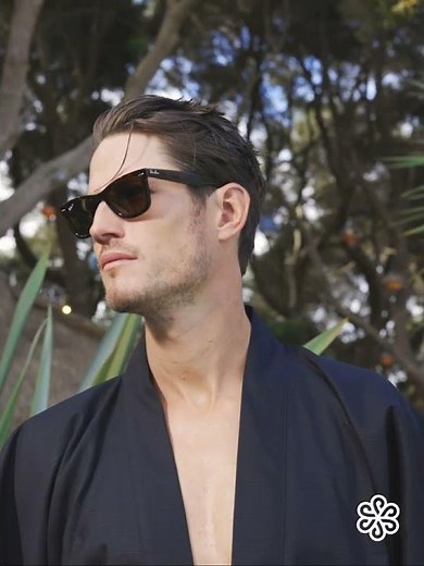 Back in Black.... Short or long kimono for men or women