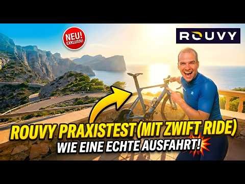 ROUVY practical test: like a real ride! 👉🚲 (ROUVY test & experiences with Zwift Ride)