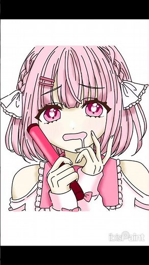 女の子塗り絵してみた！アドバイスほしい#じゃゆ #女の子 #塗り絵 #絵うまくなりたい