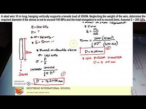 Sample Problem - Mechanics of Deformable Bodies - Axial Deformation