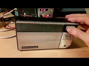 Restoring an old National Panasonic radio model R-217r, long wave and short wave