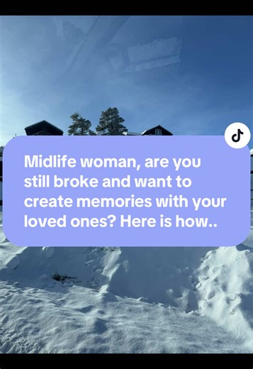 I brought my friend to a ski holiday, because her wish was to go skiing after so many years. Are you still broke and not able to make memories with your loved ones? I teach midlife women to start an online business as a beginner and create freedom to do to the things you love. Doing the things you love.. it’s possible for everyone who is coachable. I started over in my 50ties and started an online business for 2 hours a day. I love the freedom!! I love to help you started at a way it fits you mo