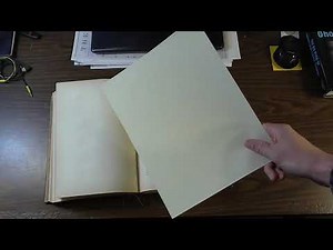 How to open the pages of an unopened book