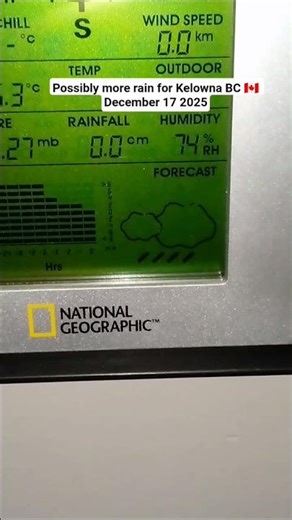Possibly more rain for Kelowna BC 🇨🇦 #okanaganvalley #weather #kelownabc