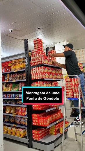 Montagem da Ponta de Gôndola: Layout de Supermercado e Reposição
