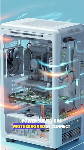 How Motherboard Works 🔥 | The Brain Behind Every Computer Explained in 60 Seconds