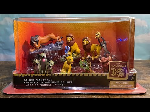 Lion King 30th Anniversary: [Disney Store] Deluxe Figure Set! (Toy Unboxing)