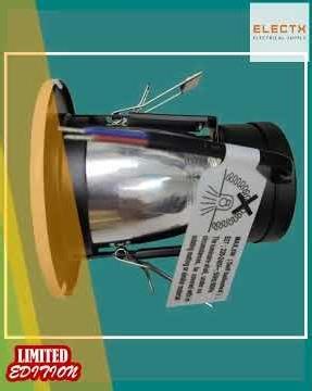 Philips 2 1/2" Recessed Downlight E27 White Border with Glass Cover